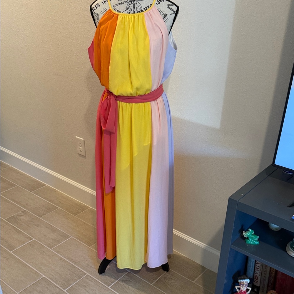 Eva Mendes by NY & Company  Halter Maxi Dress